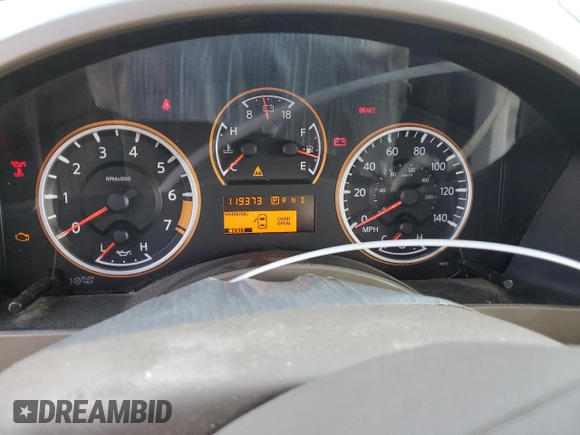 2014 Nissan Titan SV with VIN 1N6BA0ED0EN511331, listed as a Copart auction lot 48921865 with 119,373 mi miles and Salvage title. Bid and sale history available at DreamBid. Image 9.