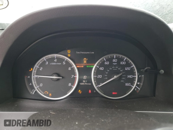 2017 Acura RDX Advance with VIN 5J8TB3H7XHL006247, listed as a Copart auction lot 43009205 with 108,578 mi miles and Salvage title. Bid and sale history available at DreamBid. Image 9.