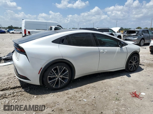 2024 Toyota Prius LE with VIN JTDACAAU5R3031775, listed as a Copart auction lot 52430075 with 9,957 mi miles and Non Repairable. Bid and sale history available at DreamBid. Image 3.