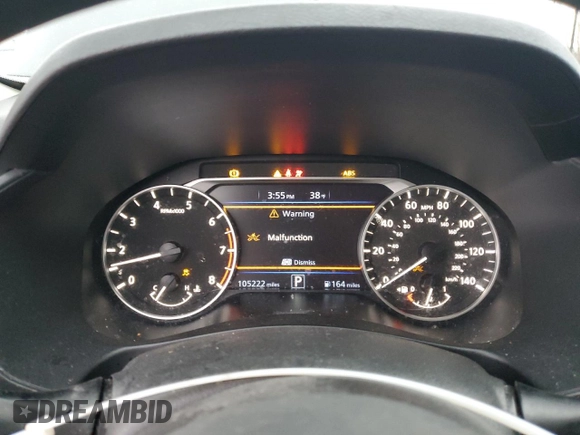 2019 Nissan Altima 2.5 S with VIN 1N4BL4BW6KC257907, listed as a Copart auction lot 43415195 with 105,222 mi miles and Salvage Title. Bid and sale history available at carsss.com. Image 9.