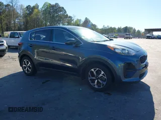2020 Kia Sportage LX with VIN KNDPM3AC6L7720640, listed as a IAAI auction lot 41843861 with 114,977 mi miles. Bid and sale history available at carsss.com. Image 1.