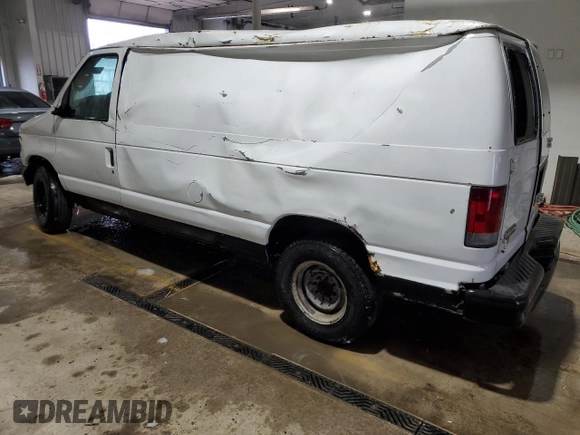 2007 Ford Econoline Cargo Commercial with VIN 1FTNE24LX7DA39592, listed as a Copart auction lot 43045895 with 133,537 mi miles and Salvage title. Bid and sale history available at DreamBid. Image 2.