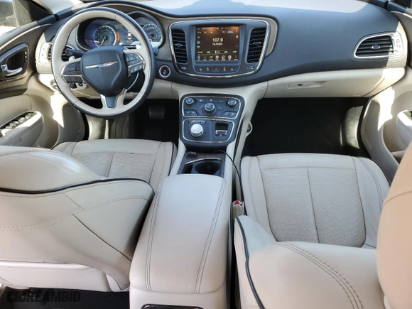 2015 Chrysler 200 C with VIN 1C3CCCEG8FN522564, listed as a Copart auction lot 51076565 with 69,510 mi miles and Salvage Title. Bid and sale history available at carsss.com. Image 8.