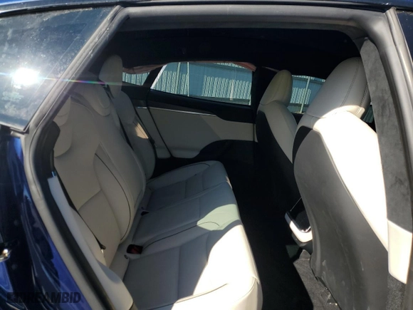 2022 Tesla Model S Plaid with VIN 5YJSA1E66NF462693, listed as a Copart auction lot 45350985 with 0 mi miles and Salvage Title. Bid and sale history available at carsss.com. Image 10.