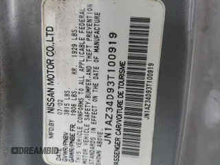 2003 Nissan 350Z Enthusiast with VIN JN1AZ34D93T100919, listed as a Copart auction lot 53083435 with 183,435 mi miles and Clean Title. Bid and sale history available at carsss.com. Image 12.