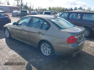 2007 BMW 3 Series 328xi with VIN WBAVC93577KX57207, listed as a IAAI auction lot 42024089 with 119,521 mi miles. Bid and sale history available at carsss.com. Image 3.