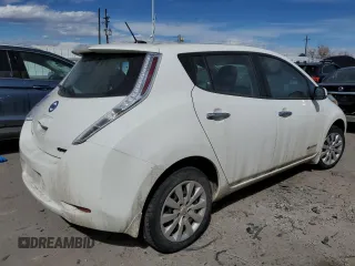 2015 Nissan LEAF SV with VIN 1N4AZ0CP2FC306391, listed as a Copart auction lot 45011273 with 56,669 mi miles. Bid and sale history available at carsss.com. Image 3.
