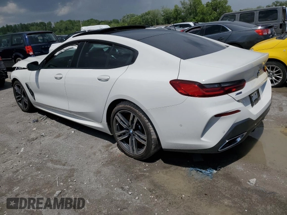 2020 BMW 8 Series 840i with VIN WBAGV4C04LCD73578, listed as a Copart auction lot 52693374 with Not provided miles and . Bid and sale history available at DreamBid. Image 2.