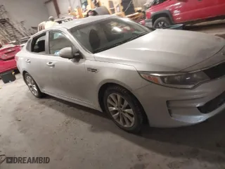 2018 Kia Optima S with VIN 5XXGT4L35JG263409, listed as a IAAI auction lot 41646396 with 97,793 mi miles. Bid and sale history available at carsss.com. Image 13.