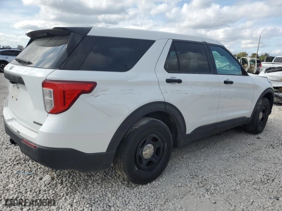 2020 Ford Police Interceptor Utility with VIN 1FM5K8AB1LGD18814, listed as a Copart auction lot 46196305 with 80,132 mi miles and Non Repairable. Bid and sale history available at carsss.com. Image 3.