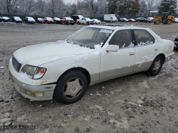 1998 Lexus LS 400 Luxury Sdn with VIN JT8BH28F7W0102263, listed as a Copart auction lot 46121075 with 0 mi miles and Clean Title. Bid and sale history available at carsss.com. Image 1.