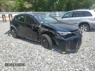 2019 Lexus UX 250h with VIN JTHU9JBH2K2014259, listed as a Copart auction lot 59742055 with 48,788 mi miles and Salvage title. Bid and sale history available at DreamBid. Image 4.