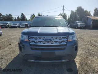2018 Ford Explorer XLT with VIN 1FM5K7D83JGC55626, listed as a Copart auction lot 51517355 with 0 mi miles and Salvage Title. Bid and sale history available at carsss.com. Image 5.