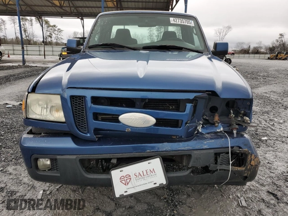 2007 Ford Ranger XL z VIN 1FTYR10U47PA27348, wystawiony jako Copart lot #42735705 z przebiegiem 245 981 mil mil oraz Szkoda całkowita • Salvage title. Historia ofert i sprzedaży dostępna na DreamBid. Obrazek 5.
