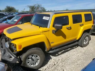 2006 Hummer H3 with VIN 5GTDN136568146180, listed as a Copart auction lot 72459434 with 203,936 mi miles and Salvage Title. Bid and sale history available at carsss.com. Image 1.