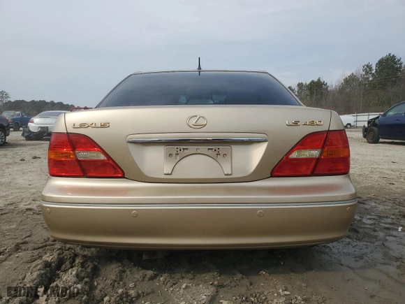 2001 Lexus LS 430 with VIN JTHBN30F210044498, listed as a Copart auction lot 47101045 with 256,853 mi miles and Clean Title. Bid and sale history available at carsss.com. Image 6.