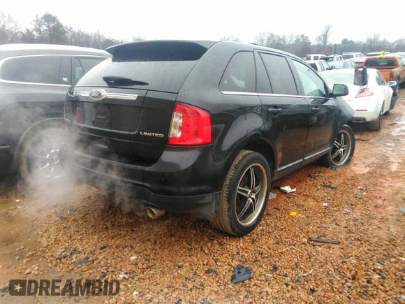 2011 Ford Edge Limited with VIN 2FMDK3KC7BBA14849, listed as a IAAI auction lot 41248315 with 163,495 mi miles. Bid and sale history available at carsss.com. Image 4.