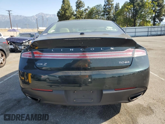 2014 Lincoln MKZ with VIN 3LN6L2J93ER826144, listed as a Copart auction lot 59039275 with 74,696 mi miles and Salvage title. Bid and sale history available at DreamBid. Image 6.