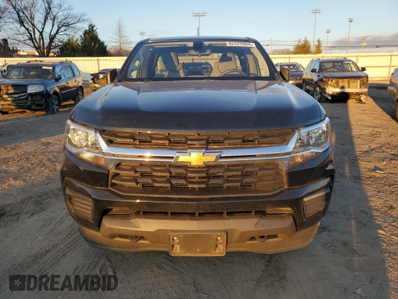 2021 Chevrolet Colorado 4WD Work Truck with VIN 1GCHTBEN5M1181798, listed as a Copart auction lot 82525004 with 38,705 mi miles and Salvage Title. Bid and sale history available at carsss.com. Image 5.
