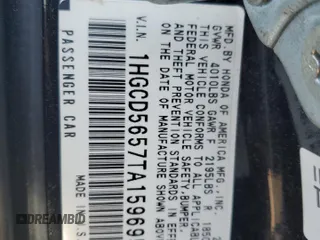 1996 Honda Accord EX with VIN 1HGCD5657TA159695, listed as a Copart auction lot 46241935 with 87,847 mi miles and Salvage Title. Bid and sale history available at DreamBid. Image 14.