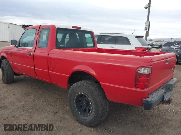 2005 Ford Ranger XL with VIN 1FTYR15E95PA58593, listed as a IAAI auction lot 41706058 with 129,282 mi miles. Bid and sale history available at carsss.com. Image 3.