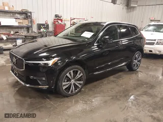2023 Volvo XC60 Plus Bright Theme with VIN YV4L12RN8P1273371, listed as a IAAI auction lot 41150994 with 17,132 mi miles. Bid and sale history available at carsss.com. Image 2.