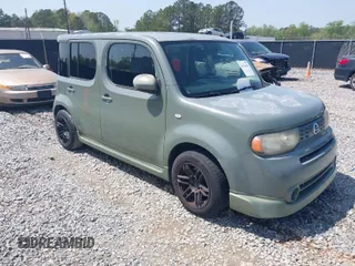 2009 Nissan Cube 1.8 SL with VIN JN8AZ28R29T116566, listed as a IAAI auction lot 41914636 with 198,790 mi miles. Bid and sale history available at carsss.com. Image 1.