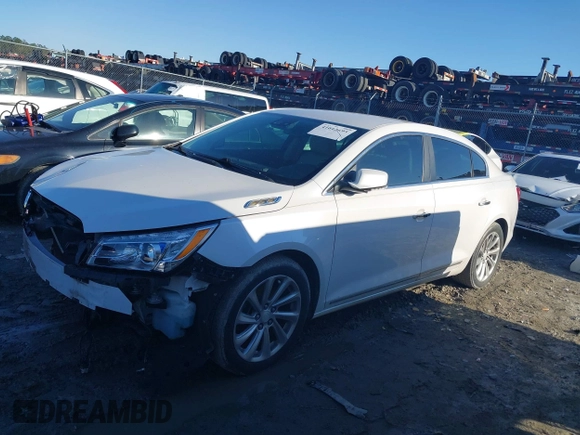 2015 Buick LaCrosse Leather with VIN 1G4GB5G30FF249390, listed as a IAAI auction lot 41613695 with 111,418 mi miles. Bid and sale history available at carsss.com. Image 15.