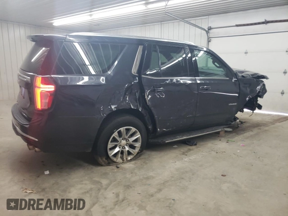 2023 Chevrolet Tahoe Premier with VIN 1GNSKSKD3PR315306, listed as a Copart auction lot 85726424 with 37,199 mi miles and Salvage title. Bid and sale history available at DreamBid. Image 3.