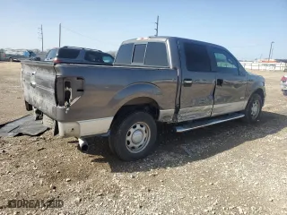 2013 Ford F-150 XL with VIN 1FTFW1CT0DKE22865, listed as a Copart auction lot 47552545 with 119,370 mi miles and Salvage Title. Bid and sale history available at carsss.com. Image 3.