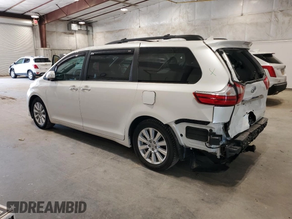 2017 Toyota Sienna XLE Auto Access Seat with VIN 5TDYZ3DC1HS780078, listed as a Copart auction lot 62499995 with 78,227 mi miles and Clean title. Bid and sale history available at DreamBid. Image 2.
