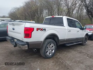 2019 Ford F-150 XL with VIN 1FTFW1E49KFC42215, listed as a IAAI auction lot 41895040 with 85,657 mi miles. Bid and sale history available at carsss.com. Image 4.