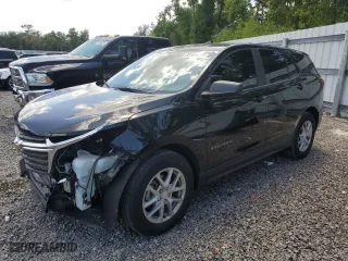 2024 Chevrolet Equinox LS with VIN 3GNAXHEG9RL131262, listed as a Copart auction lot 52107575 with 16,721 mi miles and Non Repairable. Bid and sale history available at carsss.com. Image 1.