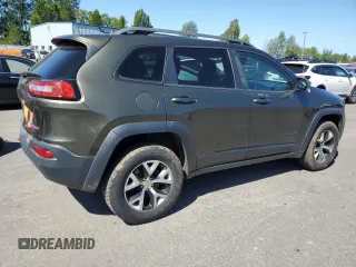 2015 Jeep Cherokee Trailhawk with VIN 1C4PJMBS8FW513391, listed as a Copart auction lot 64633115 with 115,406 mi miles and Clean title. Bid and sale history available at DreamBid. Image 3.