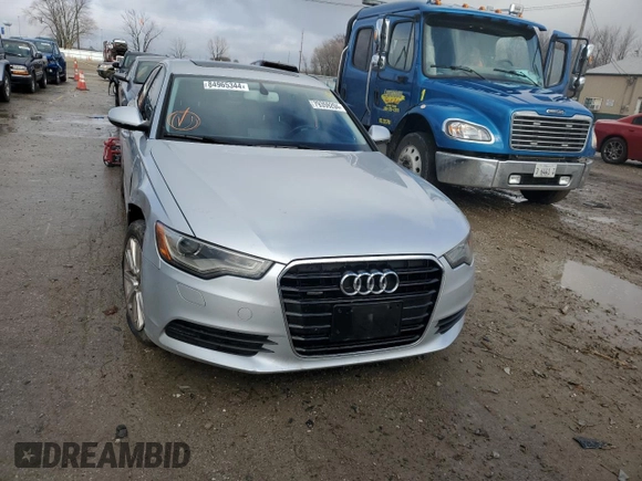 2015 Audi A6 2.0T Premium with VIN WAUFFAFC9FN015461, listed as a Copart auction lot 84965344 with 100,317 mi miles and Salvage Title. Bid and sale history available at carsss.com. Image 5.