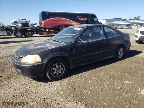 1996 Honda Civic DX with VIN 1HGEJ6224TL068696, listed as a Copart auction lot 87388624 with 235,974 mi miles and Salvage Title. Bid and sale history available at carsss.com. Image 1.