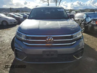 2021 Volkswagen Atlas SEL Premium R-Line with VIN 1V2FR2CA5MC536929, listed as a Copart auction lot 44397425 with 60,565 mi miles and Salvage title. Bid and sale history available at DreamBid. Image 5.