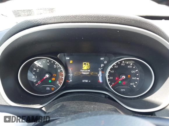 2019 Jeep Compass Limited with VIN 3C4NJDCB6KT740505, listed as a IAAI auction lot 42098770 with 57,733 mi miles and . Bid and sale history available at DreamBid. Image 7.
