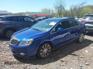 2014 Buick Verano with VIN 1G4PP5SK9E4135804, listed as a IAAI auction lot 42121881 with 106,800 mi miles. Bid and sale history available at carsss.com. Image 2.