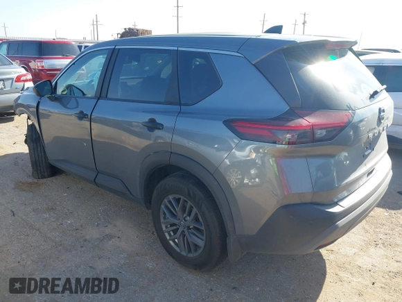 2023 Nissan Rogue S with VIN 5N1BT3AA2PC763702, listed as a IAAI auction lot 42032807 with 18,349 mi miles and . Bid and sale history available at DreamBid. Image 3.