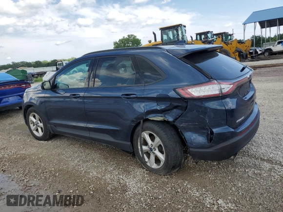 2017 Ford Edge SE with VIN 2FMPK3G94HBB68504, listed as a Copart auction lot 62898565 with 127,637 mi miles and Salvage title. Bid and sale history available at DreamBid. Image 2.