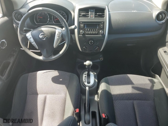 2017 Nissan Versa Sedan SV with VIN 3N1CN7AP0HL843460, listed as a Copart auction lot 53185855 with 99,458 mi miles and Clean Title. Bid and sale history available at carsss.com. Image 8.