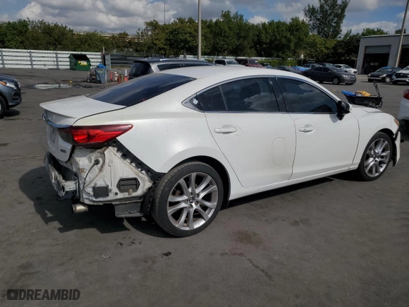 2016 Mazda Mazda6 i Touring with VIN JM1GJ1V51G1442344, listed as a Copart auction lot 88805485 with 195,013 mi miles and Salvage Title. Bid and sale history available at carsss.com. Image 3.