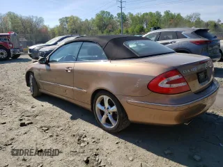 2005 Mercedes-Benz CLK 320 z VIN WDBTK65G65T046470, wystawiony jako Copart lot #50891004 z przebiegiem 41 485 mil mil oraz Szkoda całkowita • Salvage title. Historia ofert i sprzedaży dostępna na DreamBid. Obrazek 2.