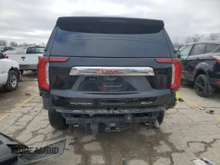 2023 GMC Yukon SLT with VIN 1GKS2BKD1PR210325, listed as a Copart auction lot 86252864 with 20,916 mi miles and Salvage Title. Bid and sale history available at carsss.com. Image 6.