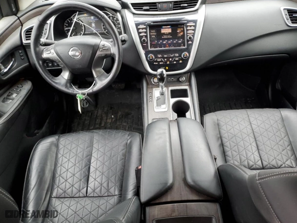 2020 Nissan Murano Platinum with VIN 5N1AZ2DS8LN105728, listed as a Copart auction lot 43733165 with 67,278 mi miles and Salvage Title. Bid and sale history available at carsss.com. Image 8.