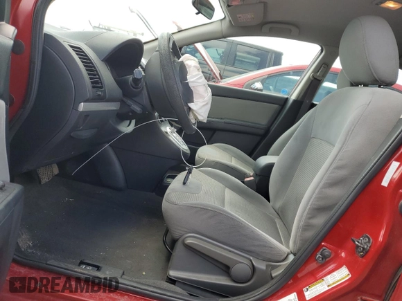 2010 Nissan Sentra S with VIN 3N1AB6AP8AL671968, listed as a Copart auction lot 52311125 with 129,789 mi miles and Salvage Title. Bid and sale history available at carsss.com. Image 7.