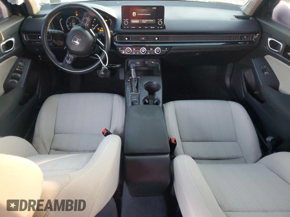 2023 Honda Civic EX with VIN 2HGFE1F7XPH306331, listed as a Copart auction lot 62235105 with 35,824 mi miles and Salvage title. Bid and sale history available at DreamBid. Image 8.