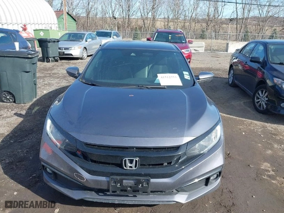 2021 Honda Civic Sedan Sport with VIN 2HGFC2F80MH503217, listed as a IAAI auction lot 41512753 with 75,775 mi miles. Bid and sale history available at carsss.com. Image 12.