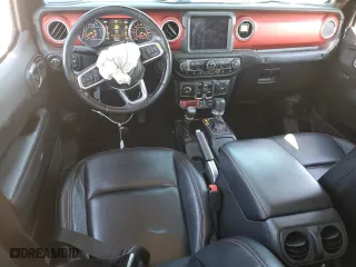 2020 Jeep Gladiator Rubicon with VIN 1C6JJTBG1LL152618, listed as a Copart auction lot 45605245 with 91,648 mi miles and Non Repairable. Bid and sale history available at carsss.com. Image 8.